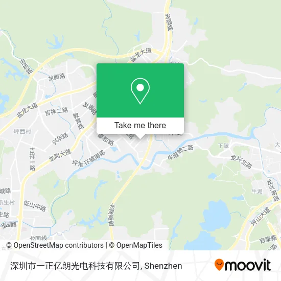深圳市一正亿朗光电科技有限公司 map