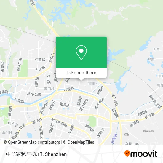 中信家私厂-东门 map
