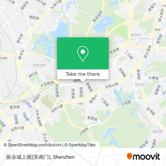 振业城上观(东南门) map