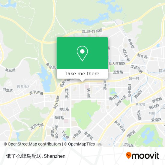 饿了么蜂鸟配送 map