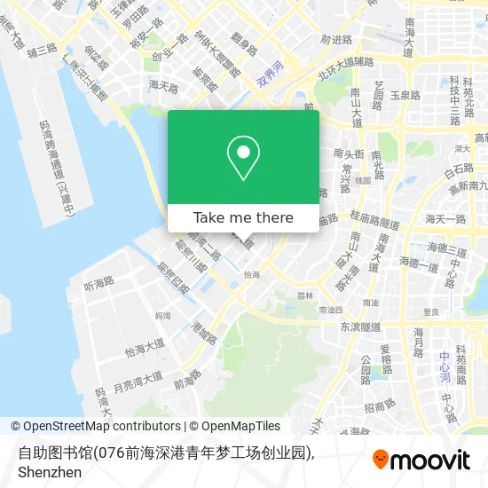 自助图书馆(076前海深港青年梦工场创业园) map