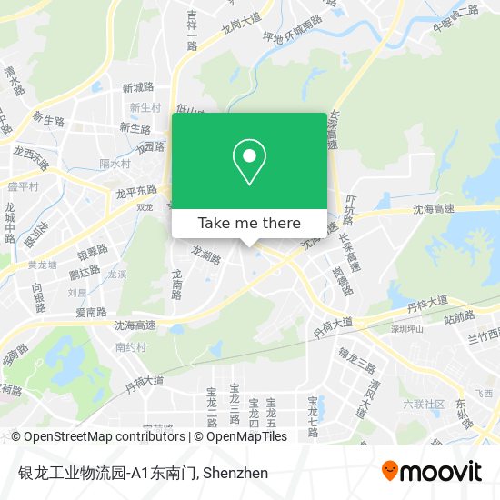 银龙工业物流园-A1东南门 map
