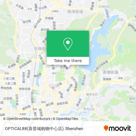 OPTICAL88(喜荟城购物中心店) map