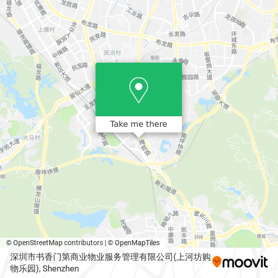 深圳市书香门第商业物业服务管理有限公司(上河坊购物乐园) map