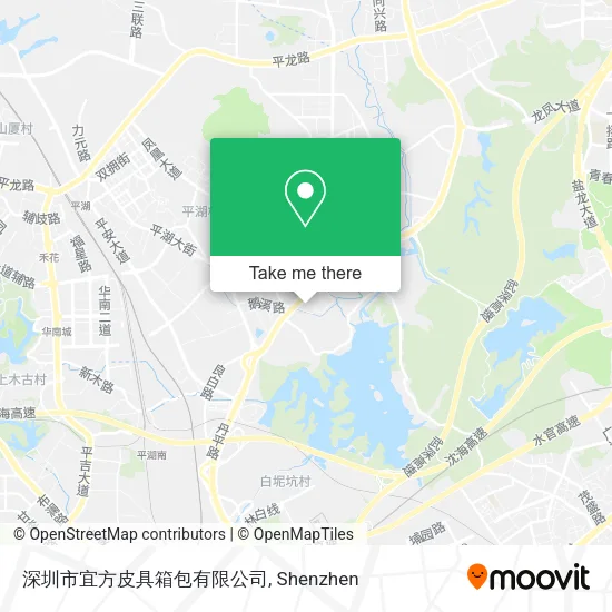 深圳市宜方皮具箱包有限公司 map
