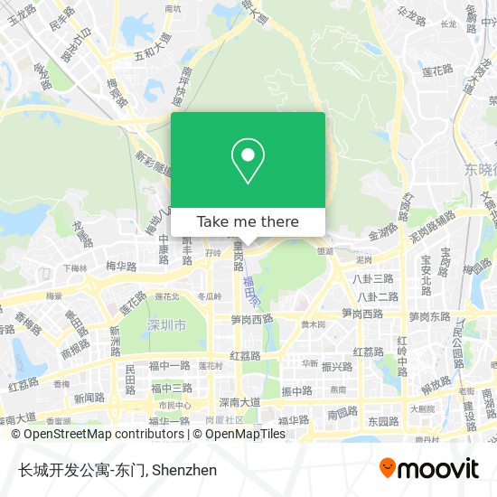 长城开发公寓-东门 map