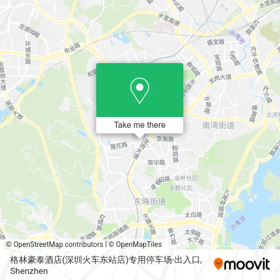 格林豪泰酒店(深圳火车东站店)专用停车场-出入口 map