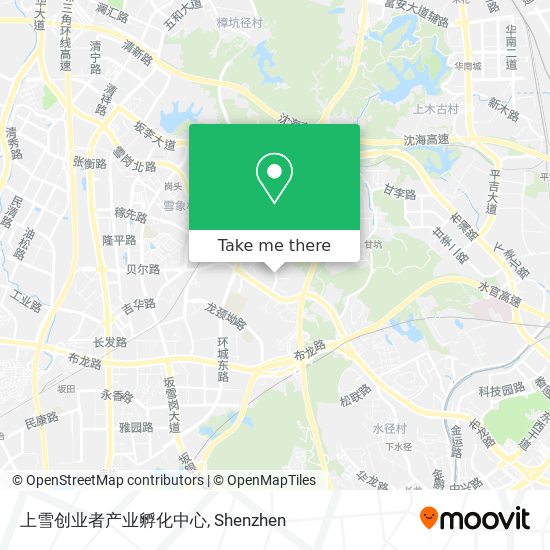 上雪创业者产业孵化中心 map