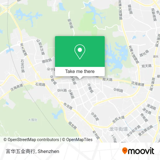 富华五金商行 map