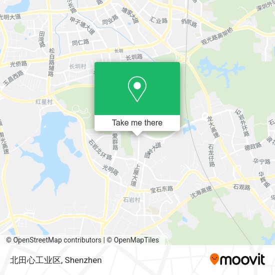 北田心工业区 map
