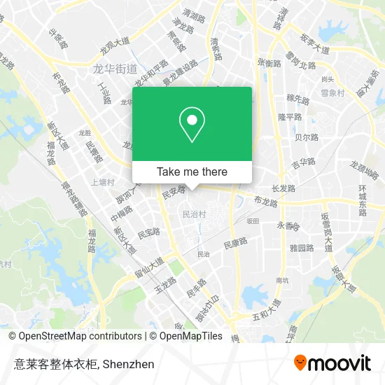 意莱客整体衣柜 map