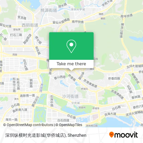 深圳纵横时光道影城(华侨城店) map