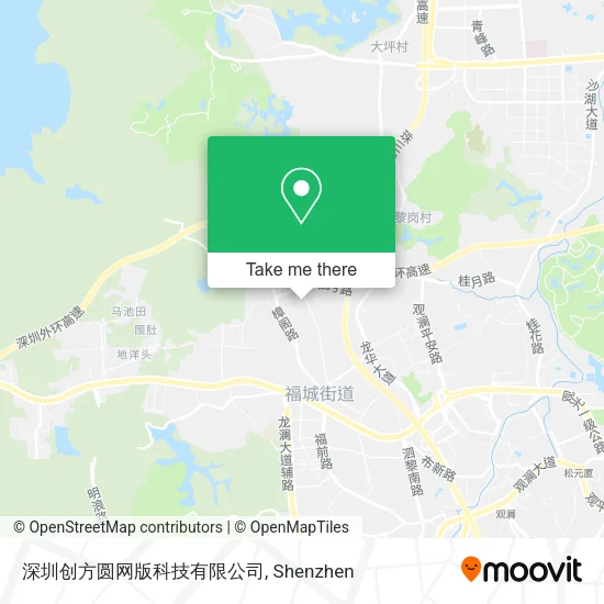 深圳创方圆网版科技有限公司 map