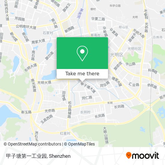 甲子塘第一工业园 map