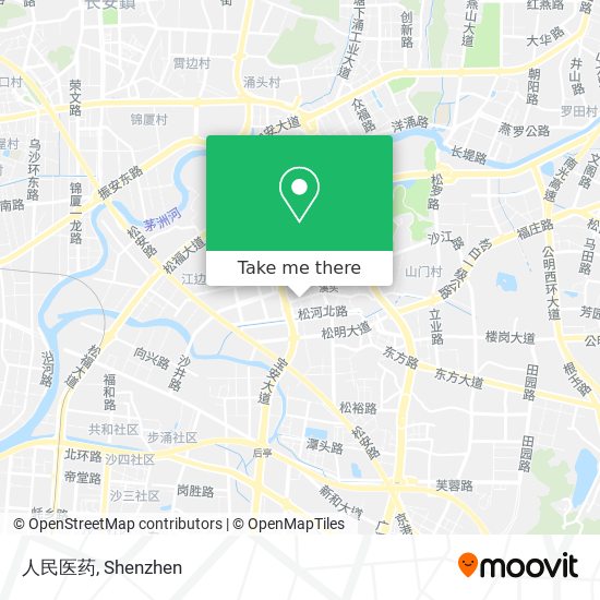 人民医药 map
