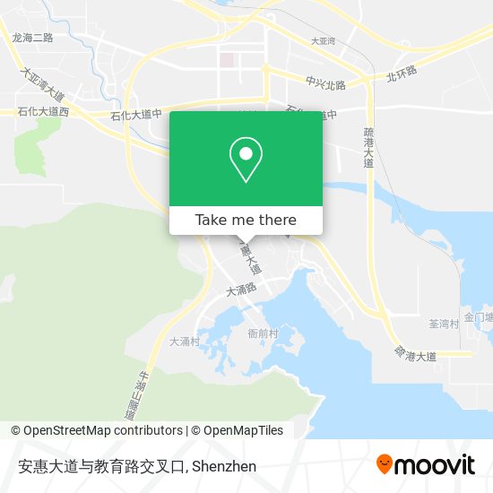 安惠大道与教育路交叉口 map