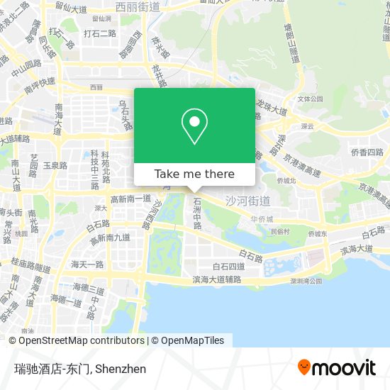 瑞驰酒店-东门 map