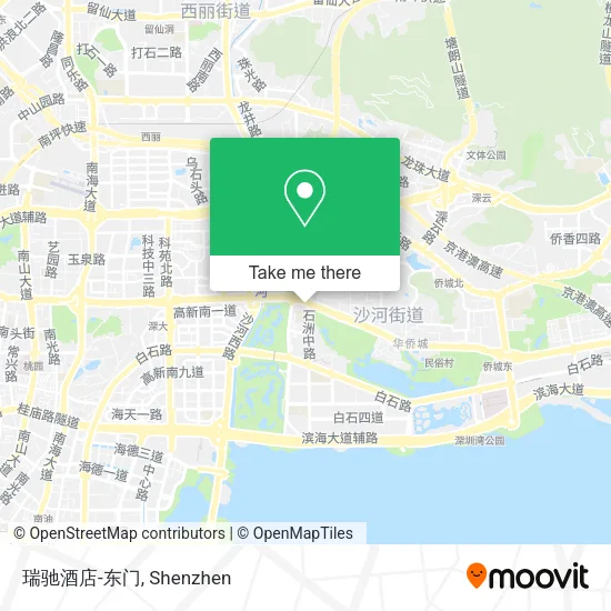 瑞驰酒店-东门 map