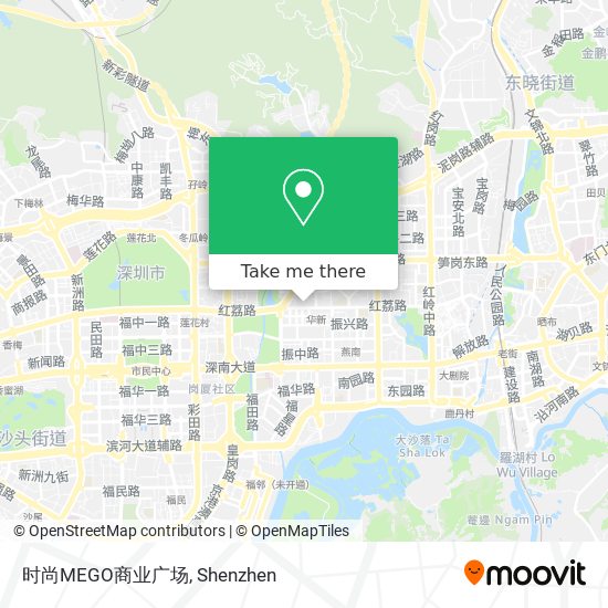 时尚MEGO商业广场 map