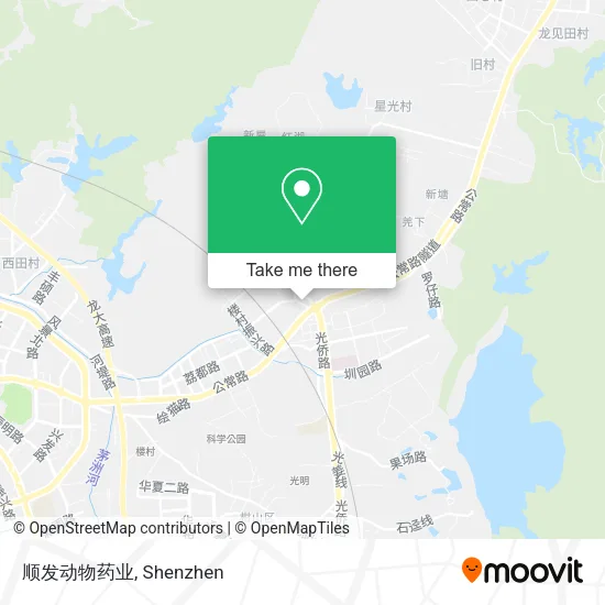 顺发动物药业 map
