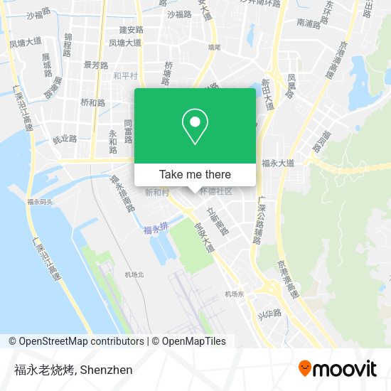 福永老烧烤 map