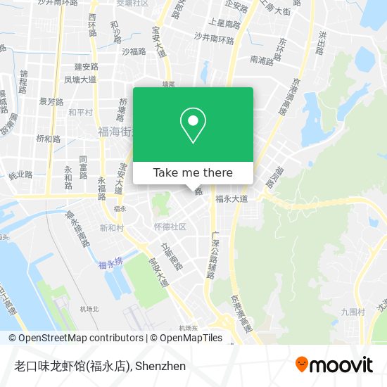 老口味龙虾馆(福永店) map