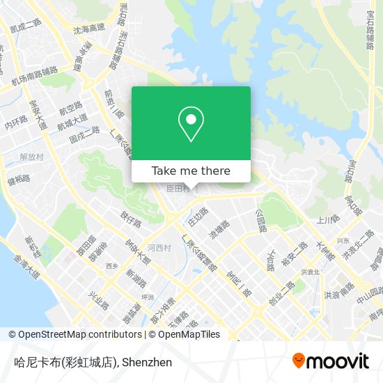 哈尼卡布(彩虹城店) map
