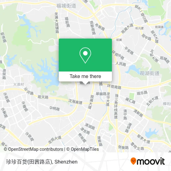 珍珍百货(田茜路店) map