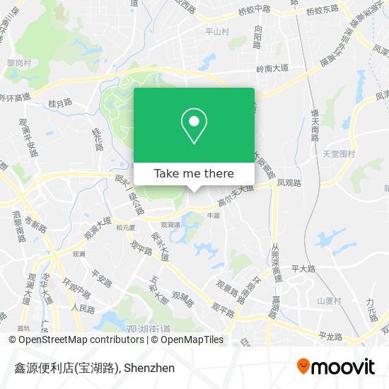 鑫源便利店(宝湖路) map