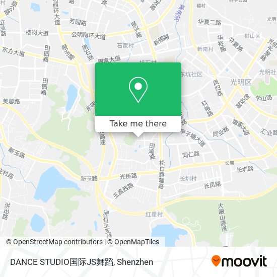 DANCE STUDIO国际JS舞蹈 map
