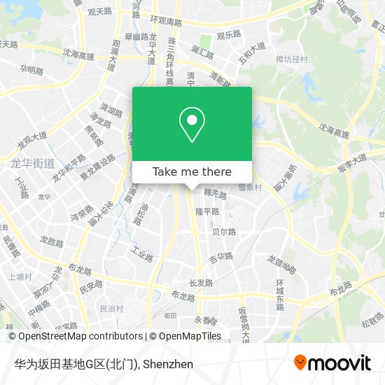 华为坂田基地G区(北门) map