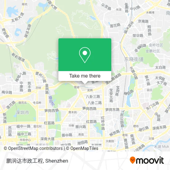 鹏润达市政工程 map