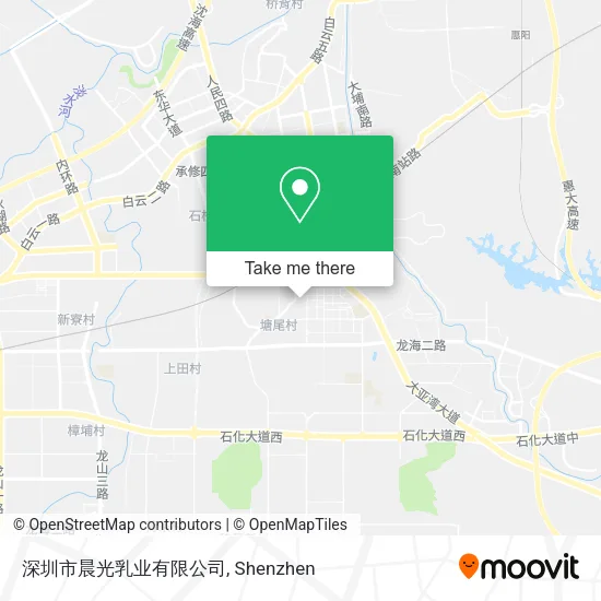 深圳市晨光乳业有限公司 map