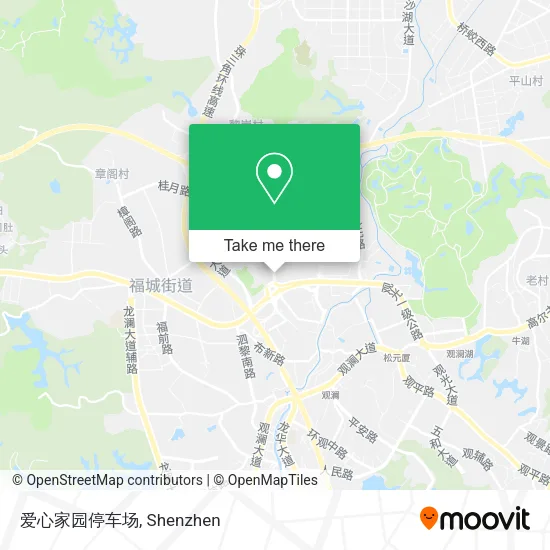 爱心家园停车场 map