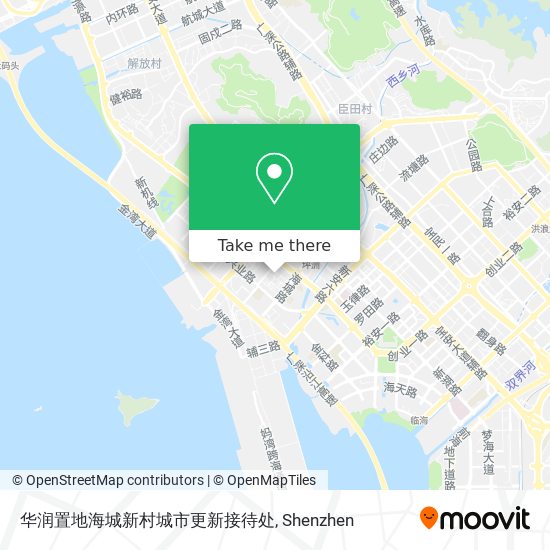 华润置地海城新村城市更新接待处 map