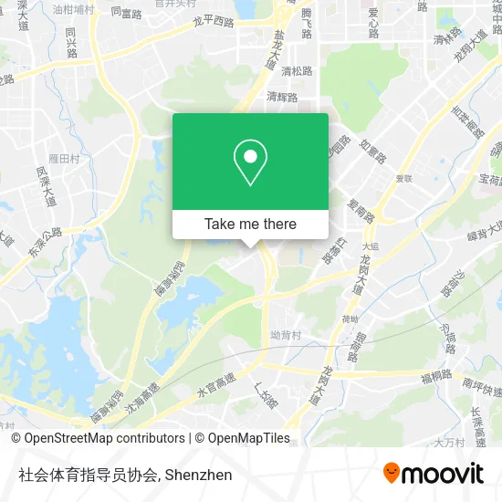 社会体育指导员协会 map