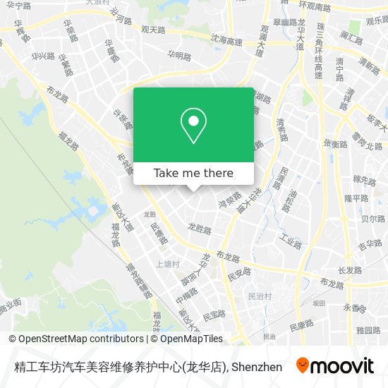 精工车坊汽车美容维修养护中心(龙华店) map