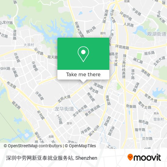 深圳中劳网新亚泰就业服务站 map