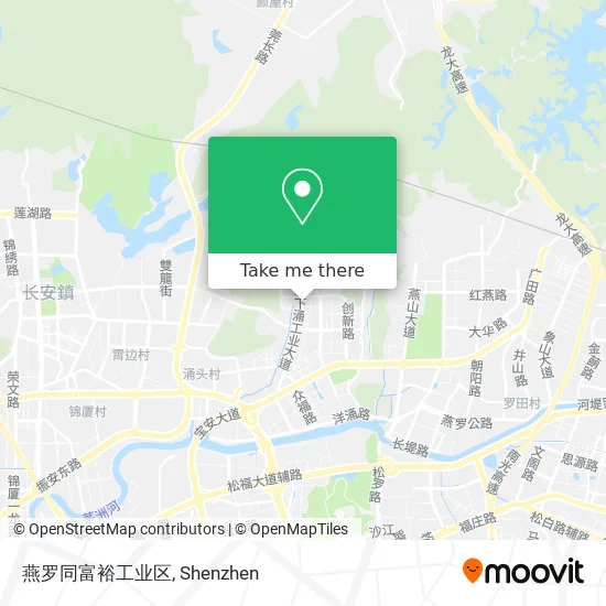 燕罗同富裕工业区 map