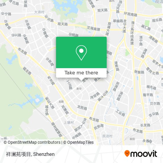 祥澜苑项目 map