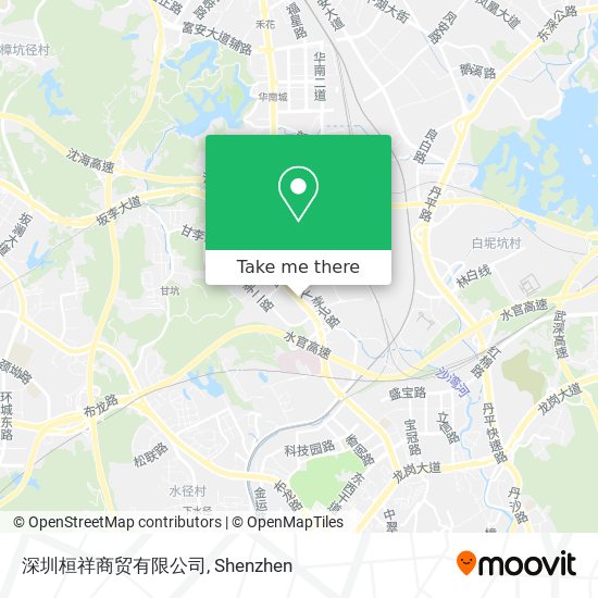 深圳桓祥商贸有限公司 map