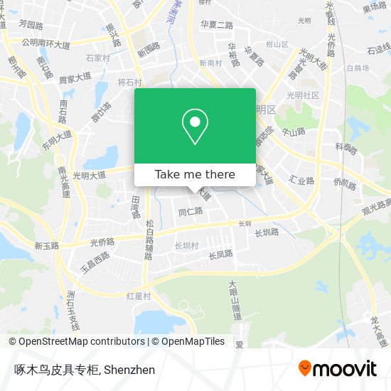 啄木鸟皮具专柜 map