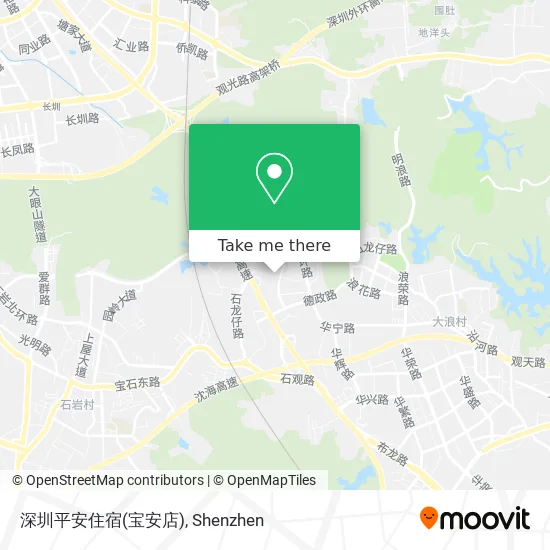 深圳平安住宿(宝安店) map