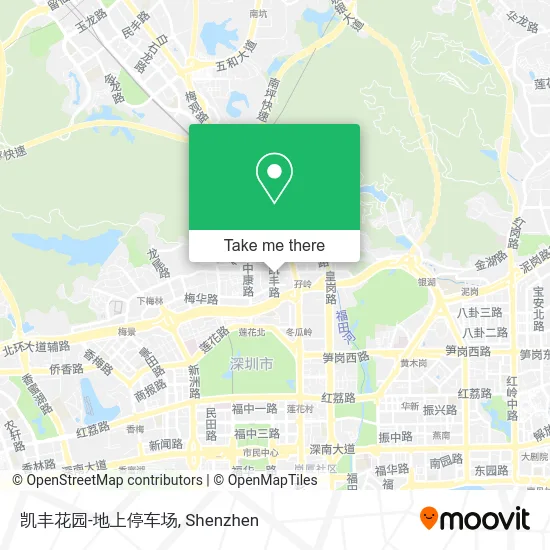 凯丰花园-地上停车场 map