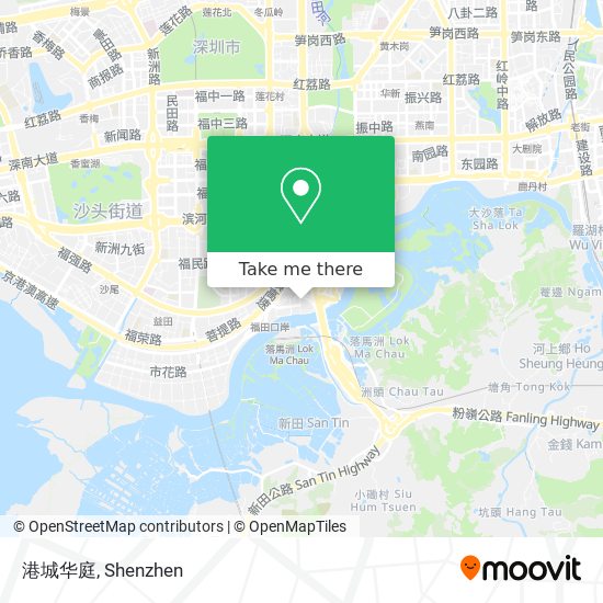港城华庭 map