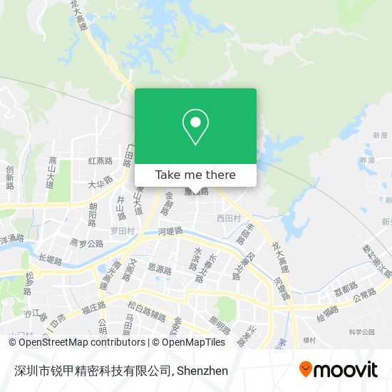 深圳市锐甲精密科技有限公司 map