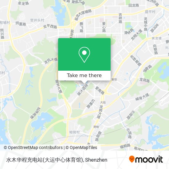 水木华程充电站(大运中心体育馆) map
