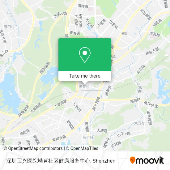 深圳宝兴医院坳背社区健康服务中心 map