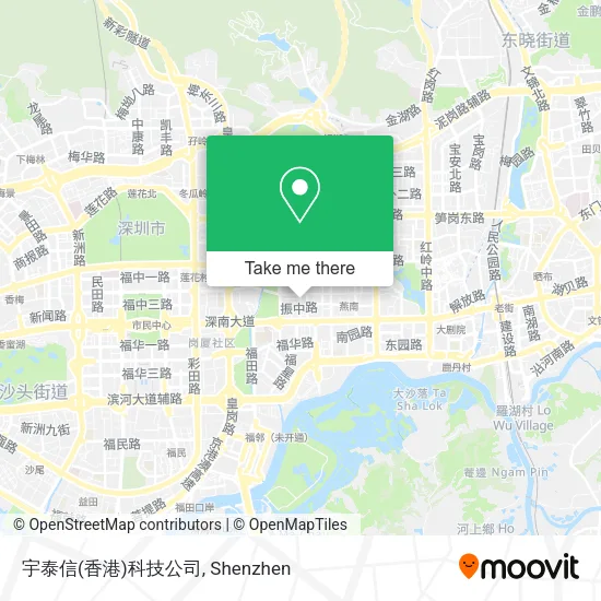 宇泰信(香港)科技公司 map