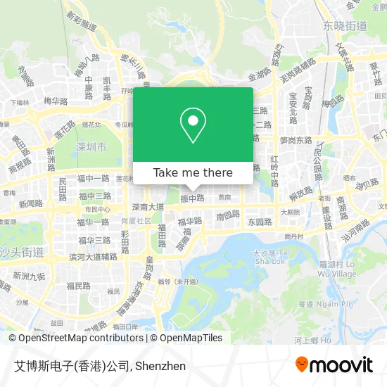艾博斯电子(香港)公司 map